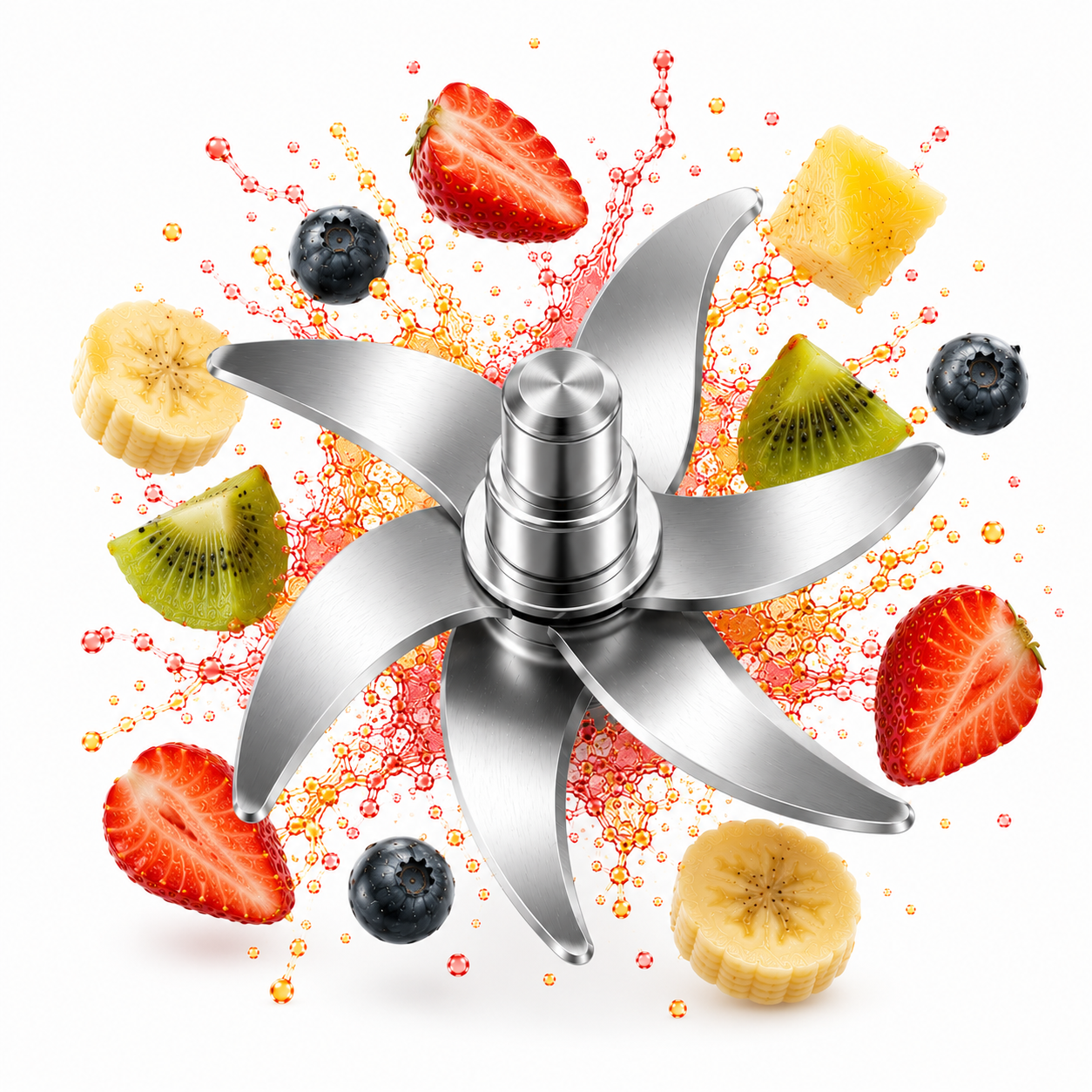 6 Blades Rechargeable Electric Blender