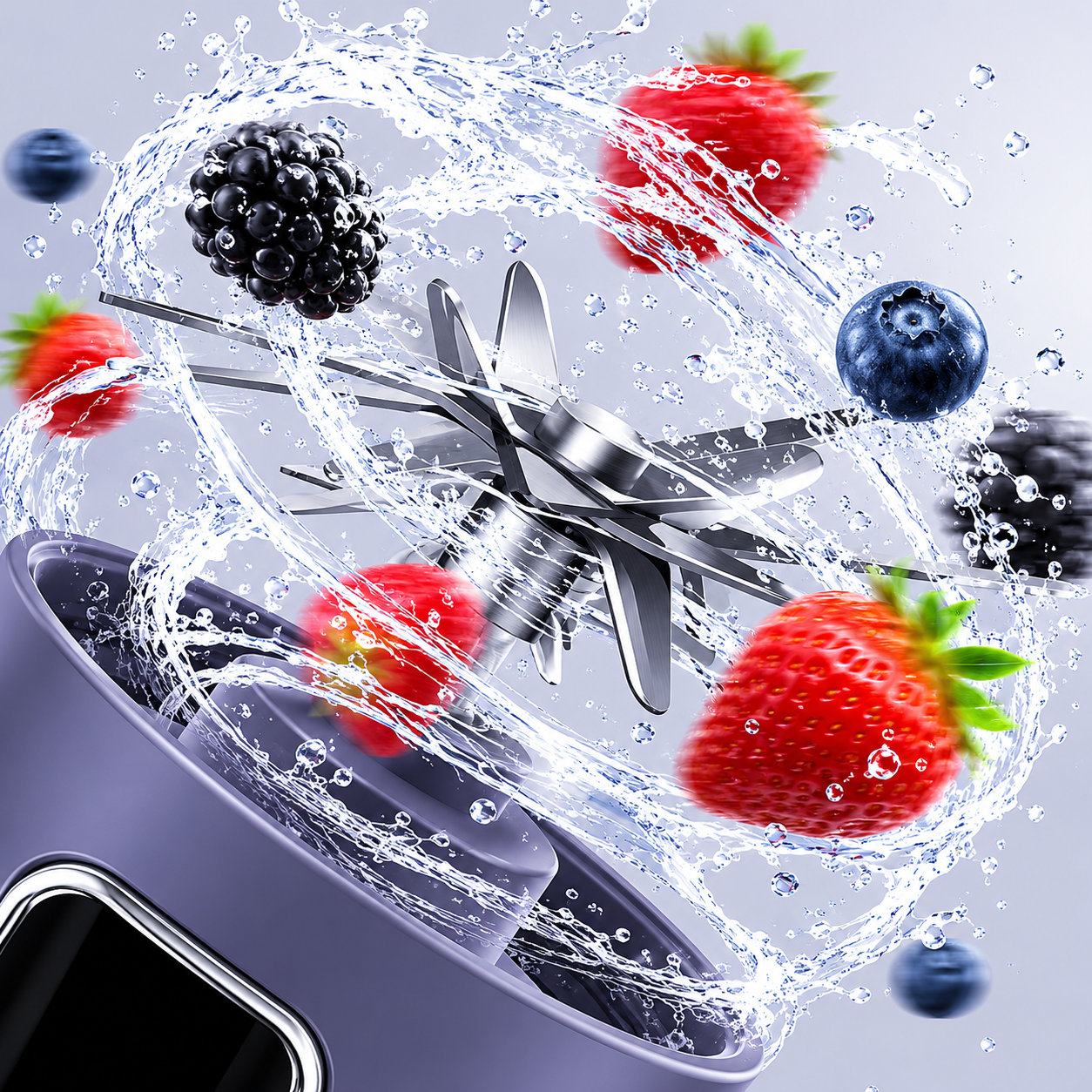12 Blade Rechargeable Portable Blender